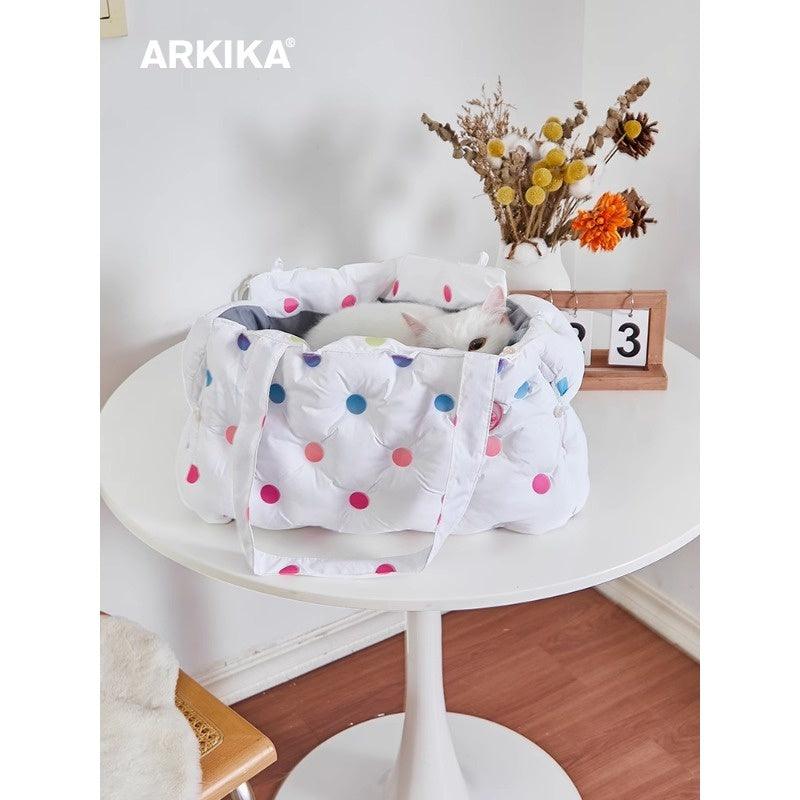 ARKIKA® Polka Dot Pet Cotton Bag - KIKOPALS