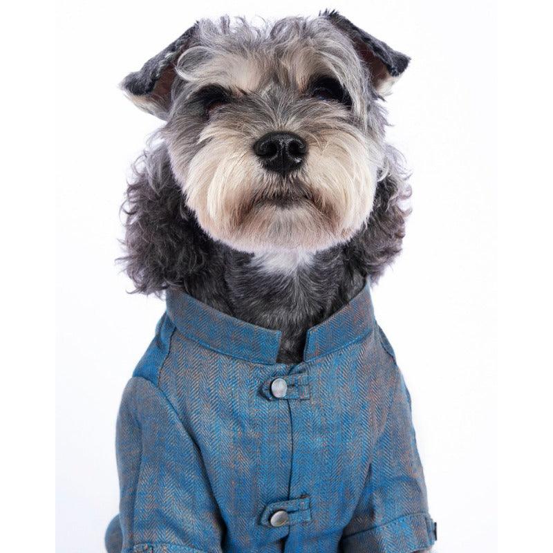 MQPET® Chinese Style Color-Woven Cotton-Linen Blend Pet Shirt - KIKOPALS