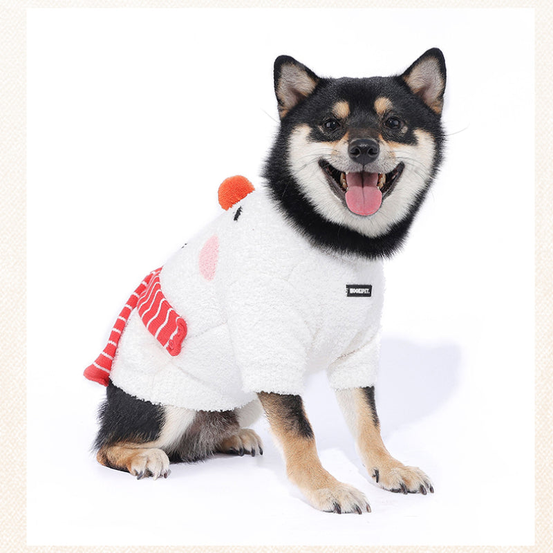 MookiPet® Snowman Scarf Sweater for Dogs