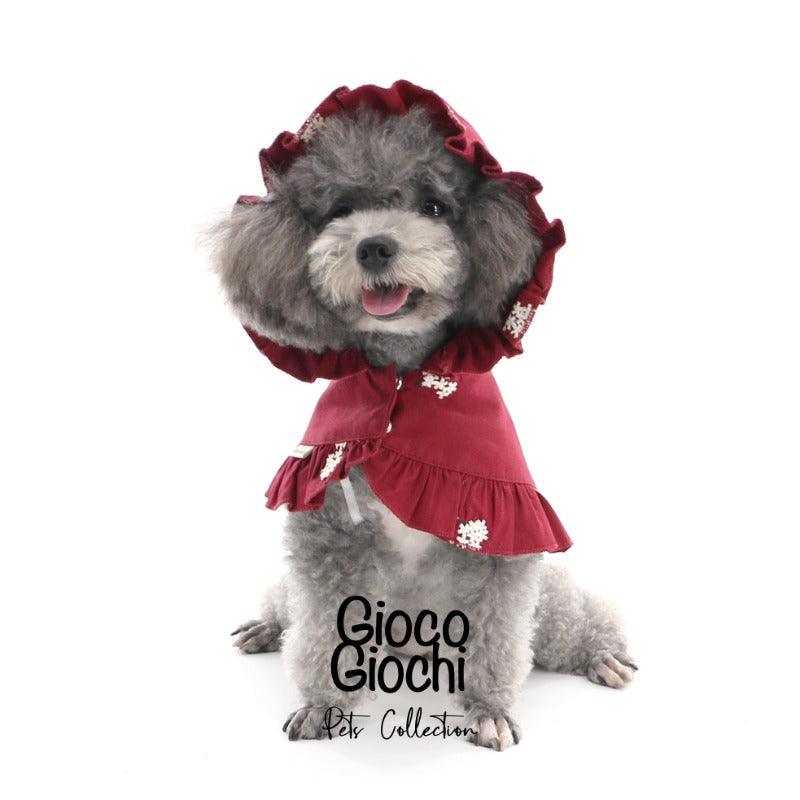 GiocoGiochi® "Little Red Riding Hood" Pet Cape - KIKOPALS