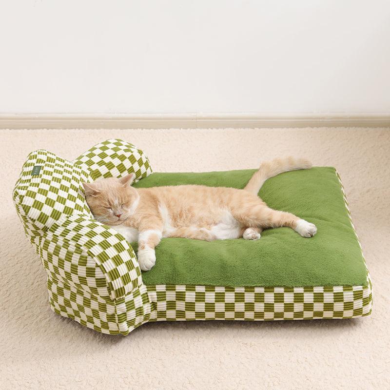 Tianyuan Pet® Checkerboard Pet Sofa - KIKOPALS