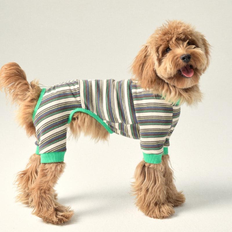 LazyEazy® Striped Colorblock Pet Jumpsuit - KIKOPALS