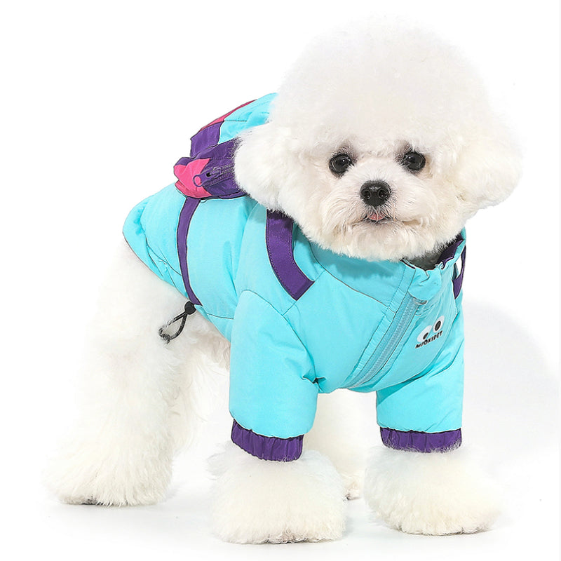 MookiPet® Blue Down Jacket for Dogs