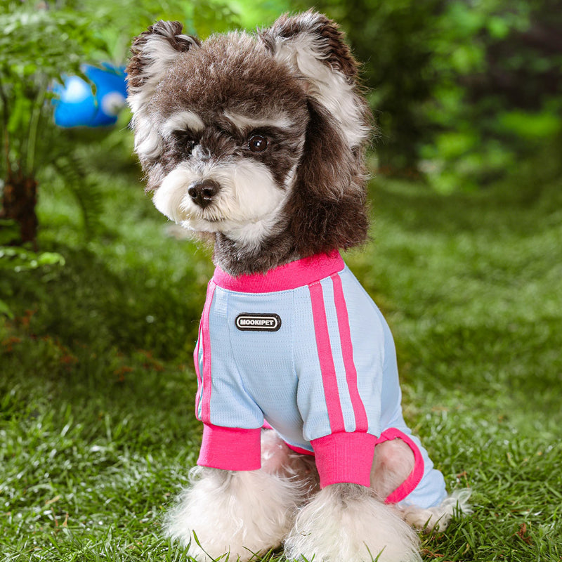 MookiPet® Mesh Cool Four-Legged Clothes for Dogs – Blue