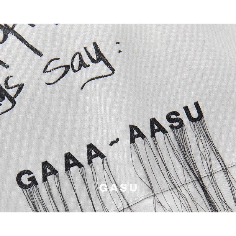 GASU® Soft Touch Slogan White Pet T-Shirt - KIKOPALS