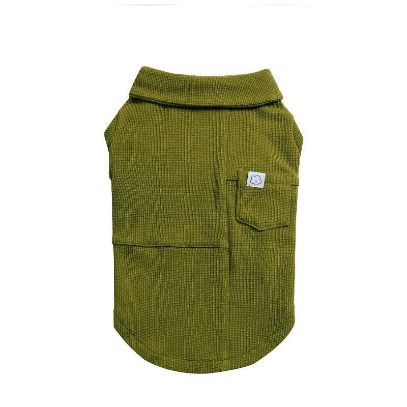 MQPET® Waffle-Knit Pet Polo Shirt - KIKOPALS