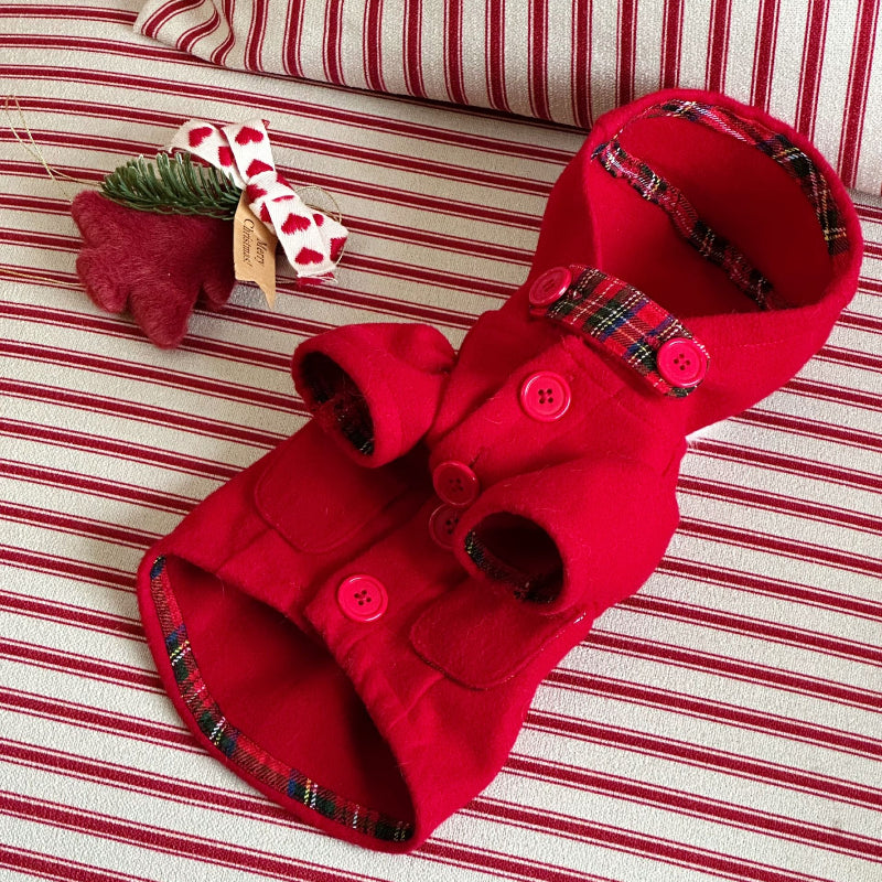 KIYOTT® New Year Red Coat for Dogs
