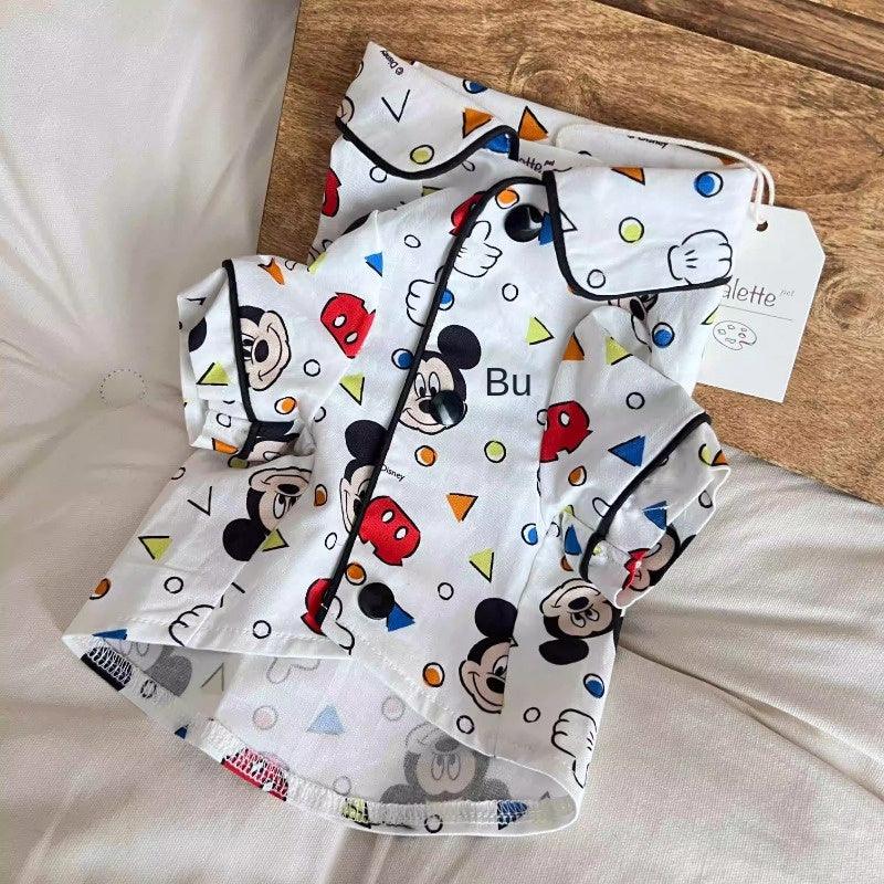 PalettePet® White Mickey Mouse Pet Shirt - KIKOPALS