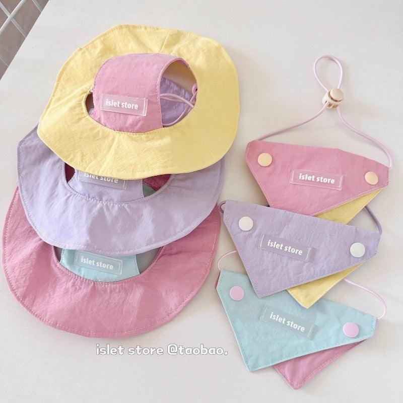 islet store® Solid Color Pet Bib / Hat - KIKOPALS