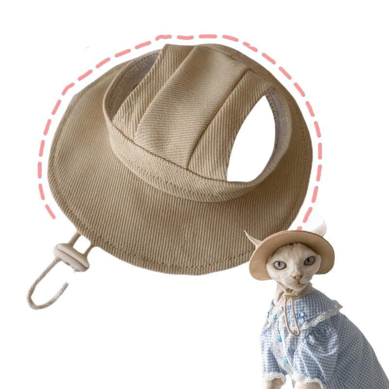 GINGERAIN® Colorful Cotton Fisherman Cat Hat