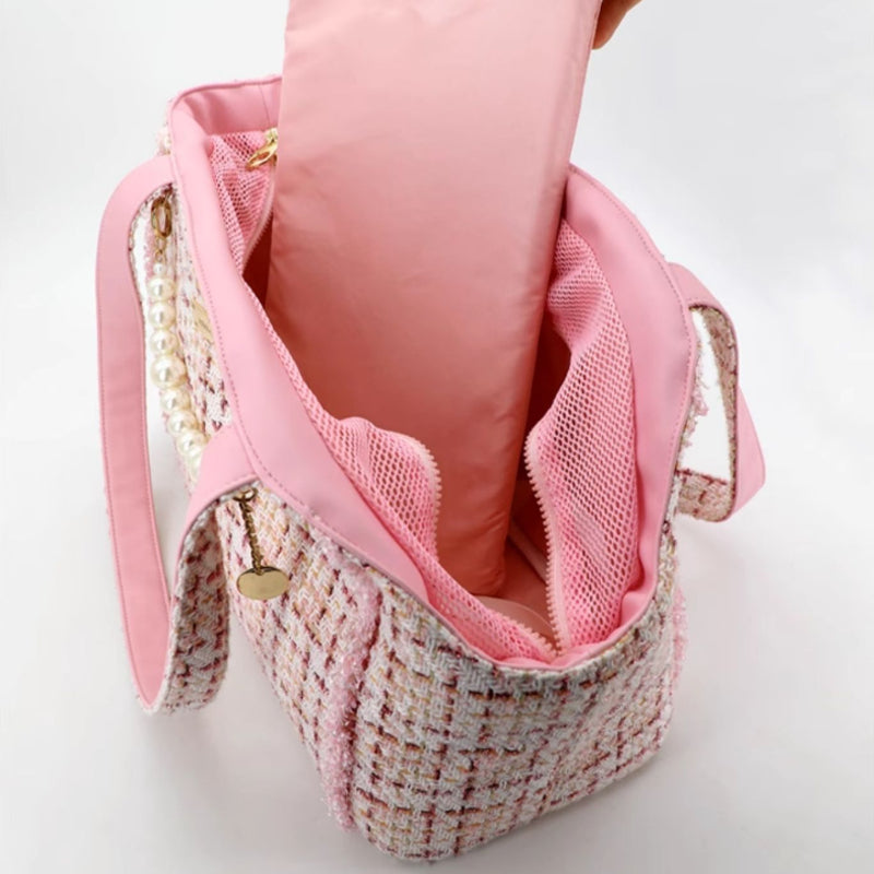 ARKIKA® Chanel-Style Pet Carrier Bag