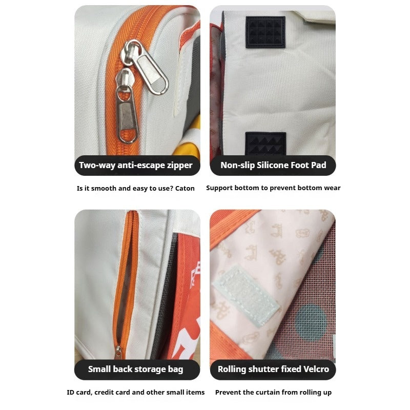 PURRPY® Colorful Pet Backpack Carrier