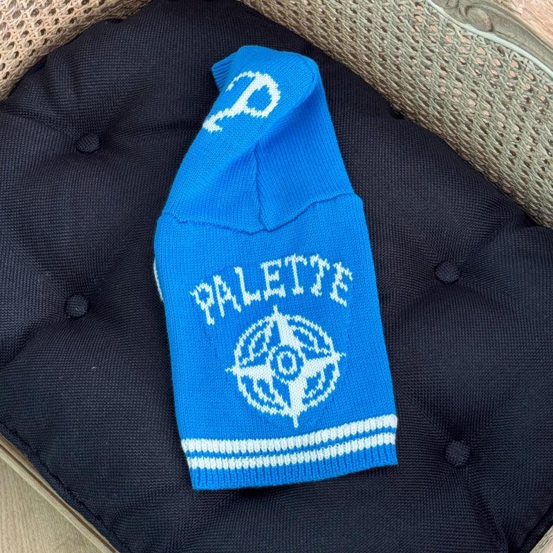 PalettePet® Blue Compass Logo Dog Sleeveless Hoodie - KIKOPALS