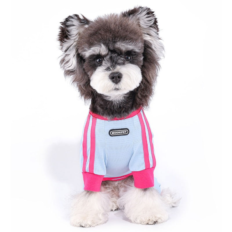 MookiPet® Mesh Cool Four-Legged Clothes for Dogs – Blue