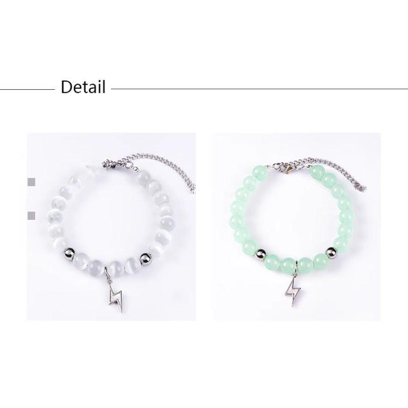 MQPET® Lightning Pendant Jade Pet Necklace - KIKOPALS