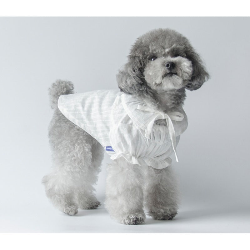 MARSHMALLOW® Ruffled Collar Bib Shirt for Dogs