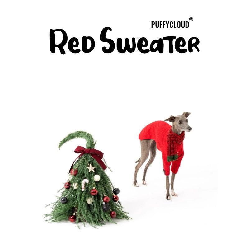 PUFFYCLOUD® Red Dog Sweater - KIKOPALS