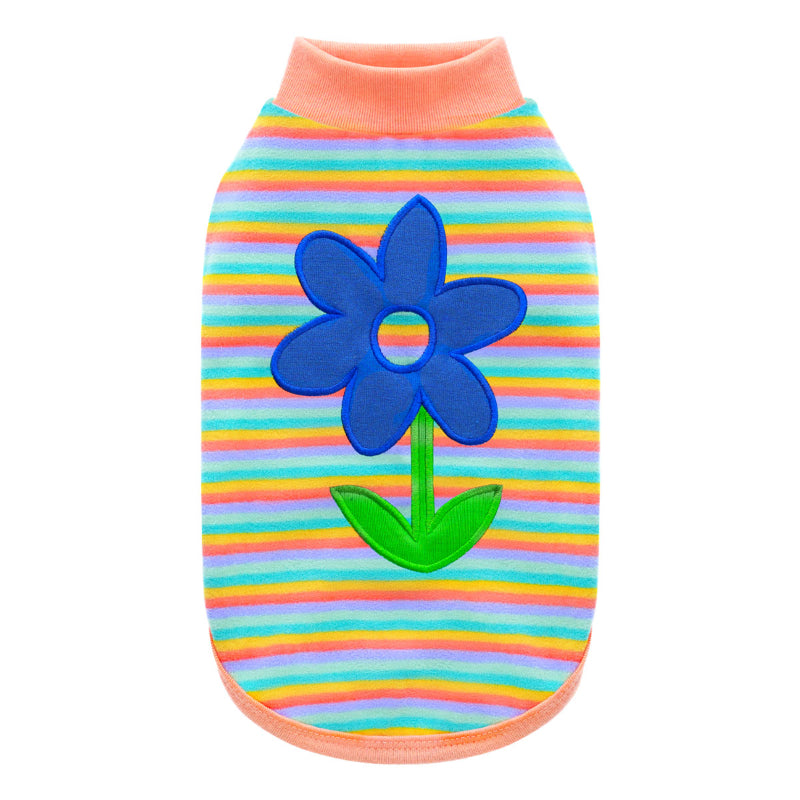 PuppyGallery® Bellflower Sleeveless Hoodie for Small Dogs