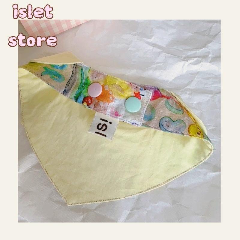 islet store® Adorable Oil Painting Style Pet Bow Tie - KIKOPALS