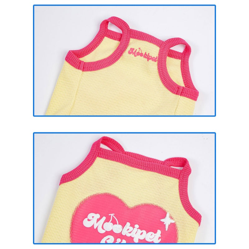 MookiPet® Love Jelly Sling - Colorful Pet Tank Top for Dogs & Cats