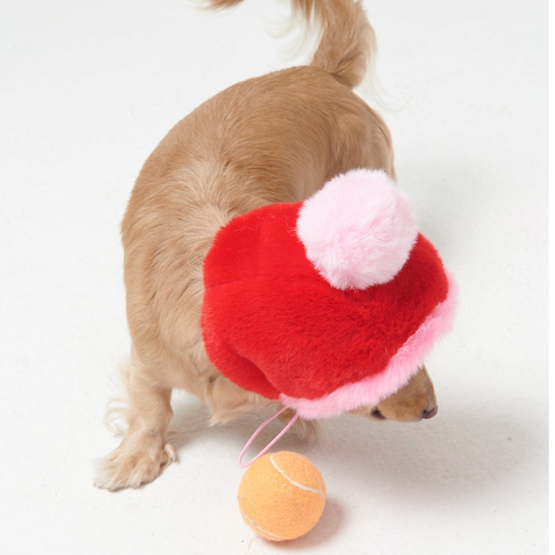 FuzFuz® Plush Ball Hat for Dogs