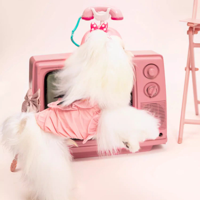 UNIPETISM® Pet BlackPink Bow Dress