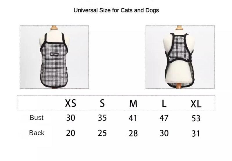 BITEONE® Pet Black Stripe Vest - KIKOPALS