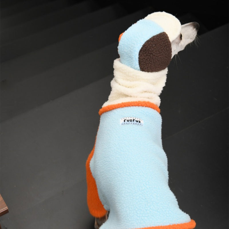 FuzFuz® Fleece Lined Four-Legged Dog Sweater for Italian Greyhound & Whippet