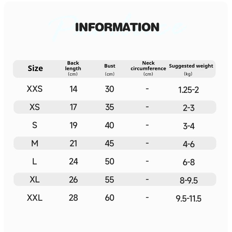 MookiPet® Adjustable Shaka Color Frock Vest for Dogs & Cats