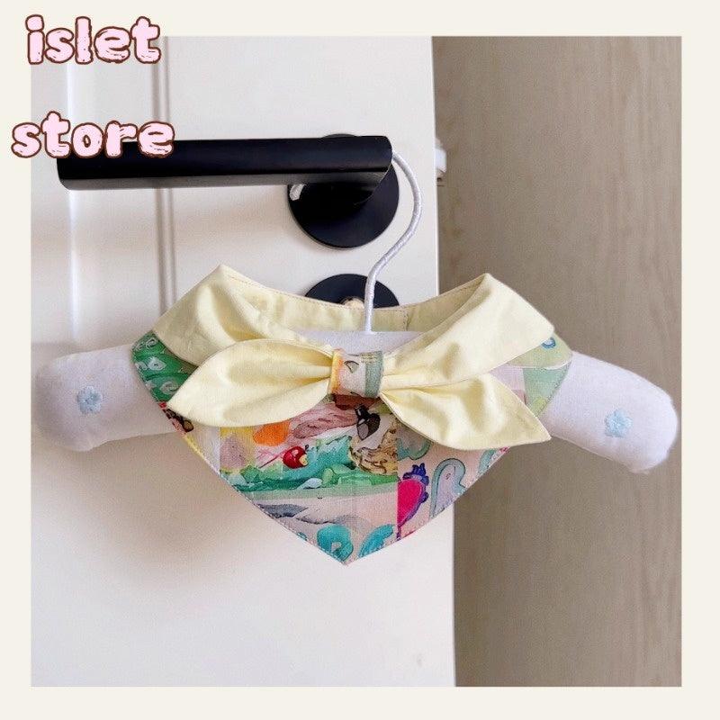 islet store® Adorable Oil Painting Style Pet Bow Tie - KIKOPALS