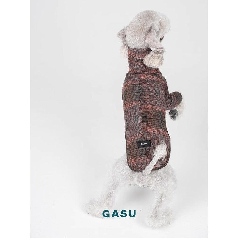 GASU® Pink and Brown Gingham Dog Apparel - KIKOPALS