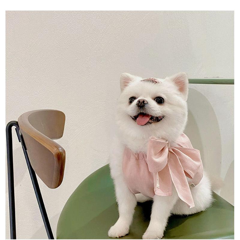 SANSUUK® Bow-Knot Linen & Cotton Pet Sling - KIKOPALS