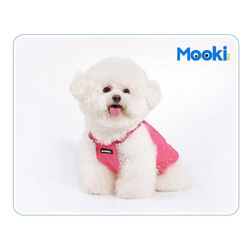 MookiPet® Pink Dog Denim Vest - KIKOPALS