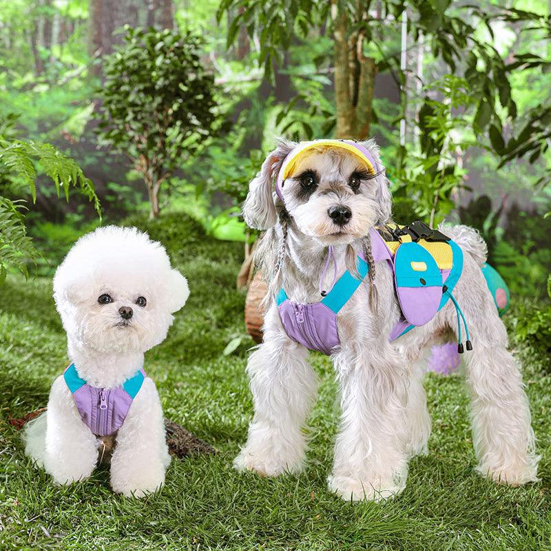 MookiPet® Functional Purple/Green Pet Vest - KIKOPALS