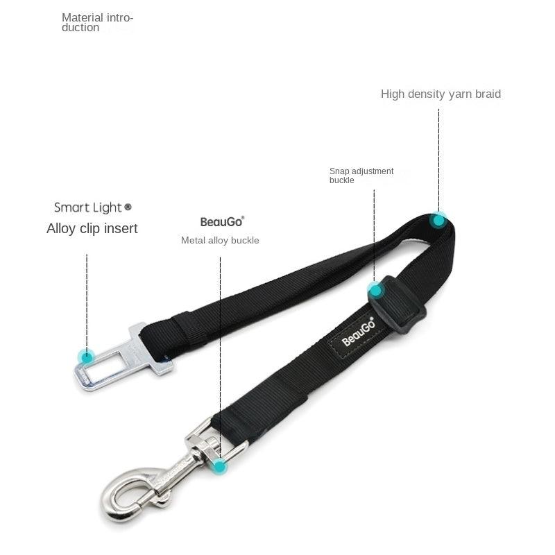 BeauGo® Adjustable Pet Seat Belt - KIKOPALS