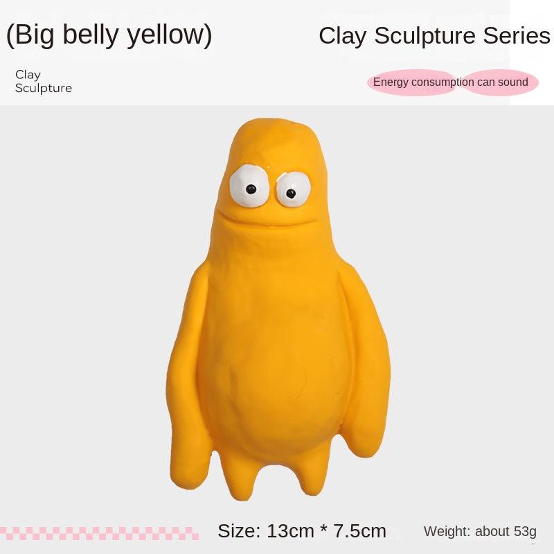 Qmonster® Clay Sculpture Series Dog Plush Toy - KIKOPALS