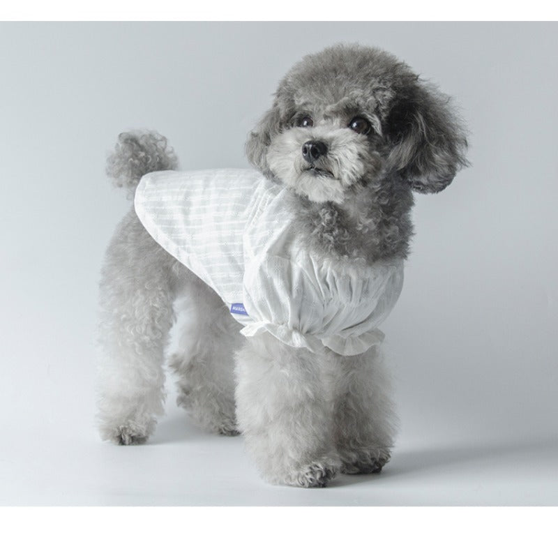 MARSHMALLOW® Ruffled Collar Bib Shirt for Dogs