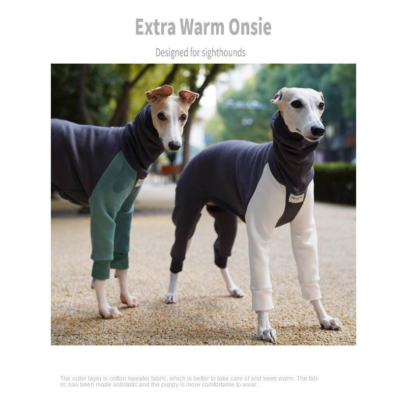 Hound Co.® Gray Fleece Pet Jumpsuit - KIKOPALS