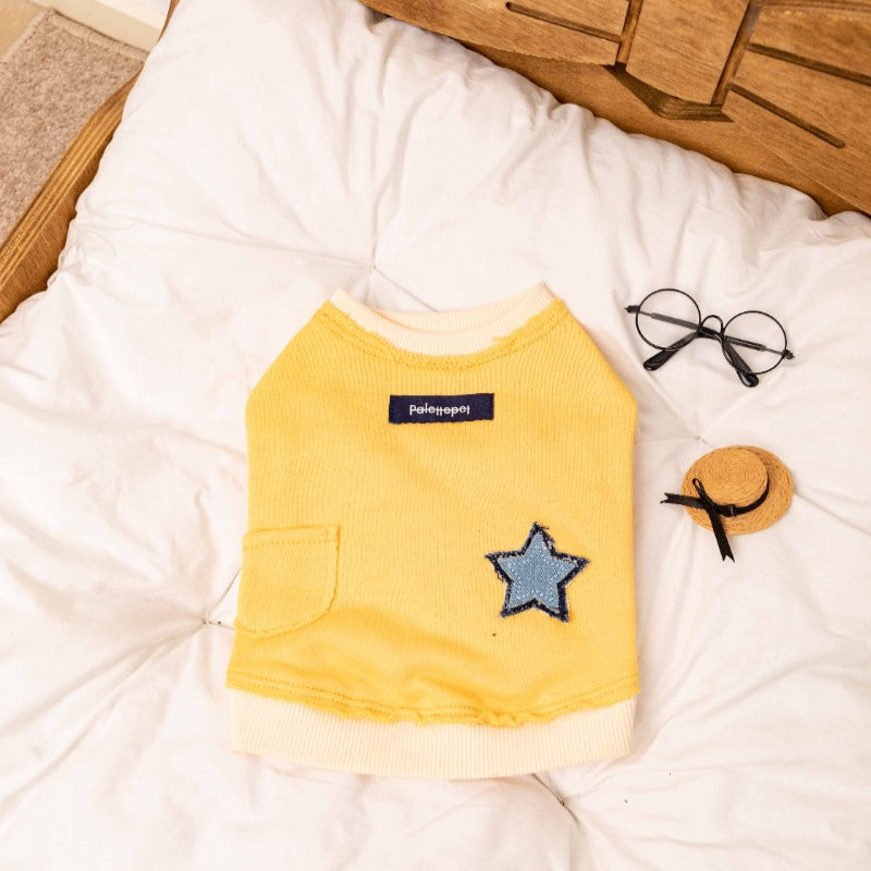 PalettePet® Star Pocket Sweater for Dogs – Yellow