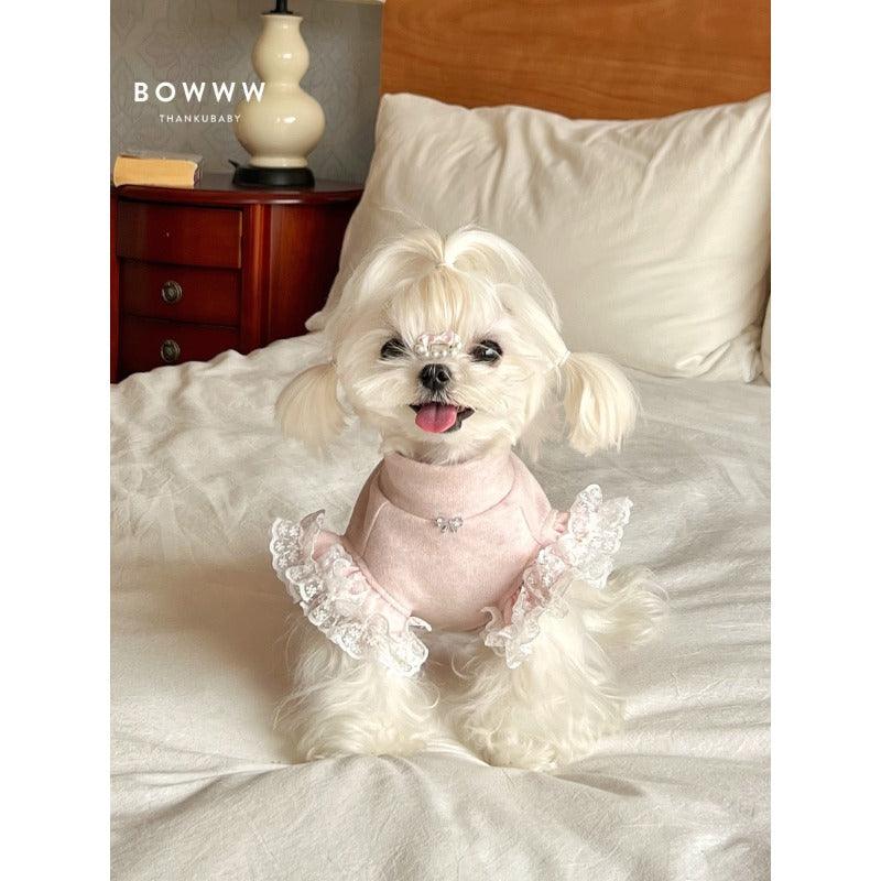 BOWWW®French Girl Knit Bottoming Pet Shirt - KIKOPALS