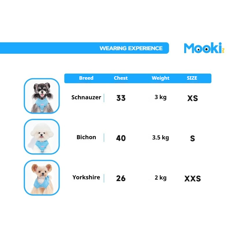MookiPet® Blue Warm Sweater Vest for Dogs & Cats