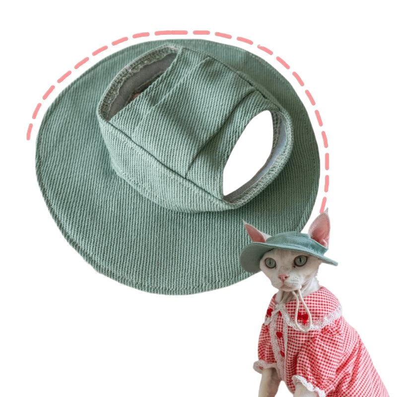 GINGERAIN® Colorful Cotton Fisherman Cat Hat