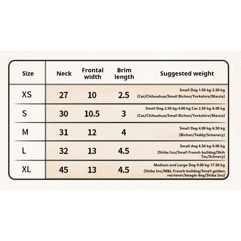 MookiPet® American Retro Cap for Dogs & Cats