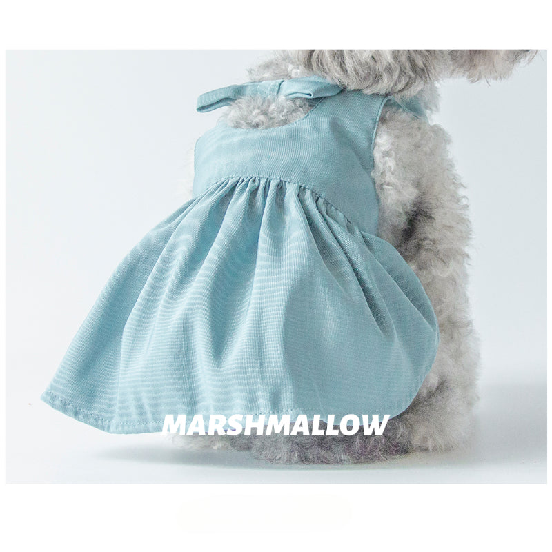 MARSHMALLOW® Cloud Pattern Silk Dress for Dogs