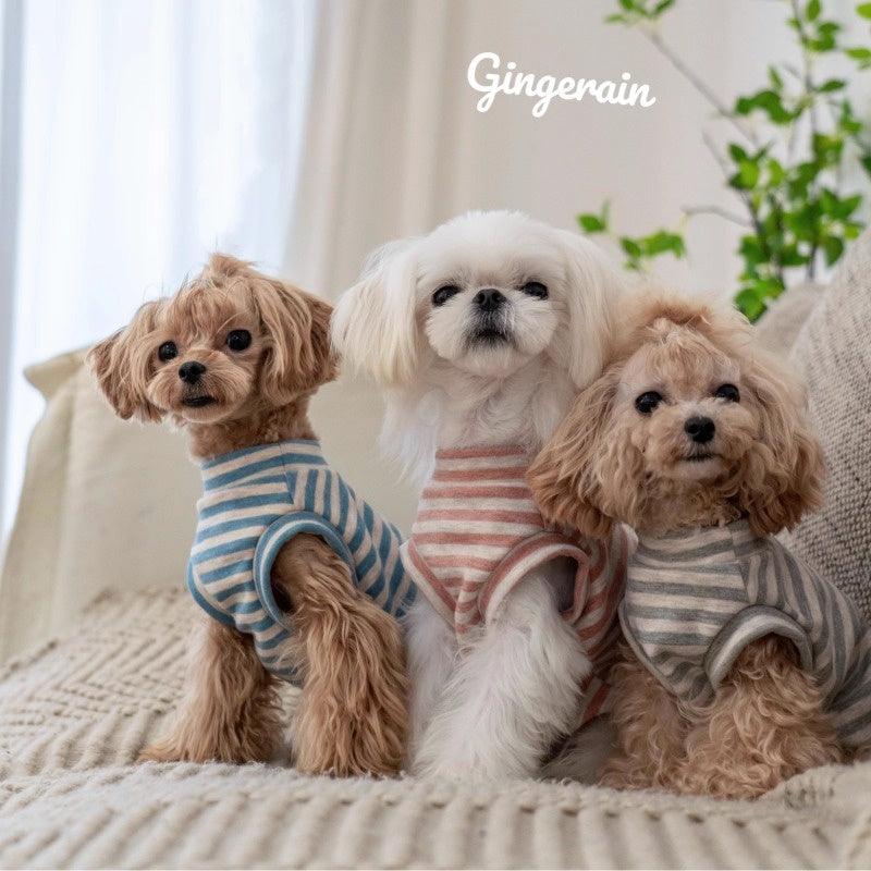 GINGERAIN® Striped Pet Hoodie Vest - KIKOPALS