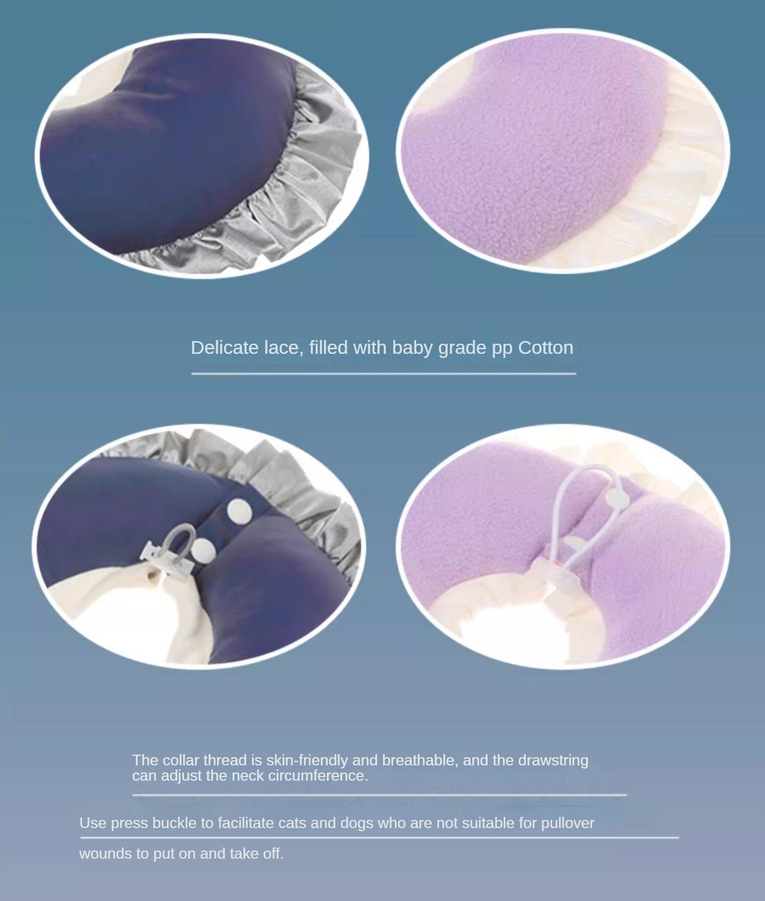 LazyEazy® Adjustable Cat Elizabethan Collar - KIKOPALS