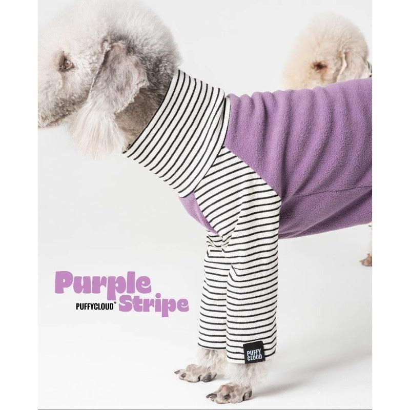 PUFFYCLOUD® Striped Dog Two-Legged Top - KIKOPALS