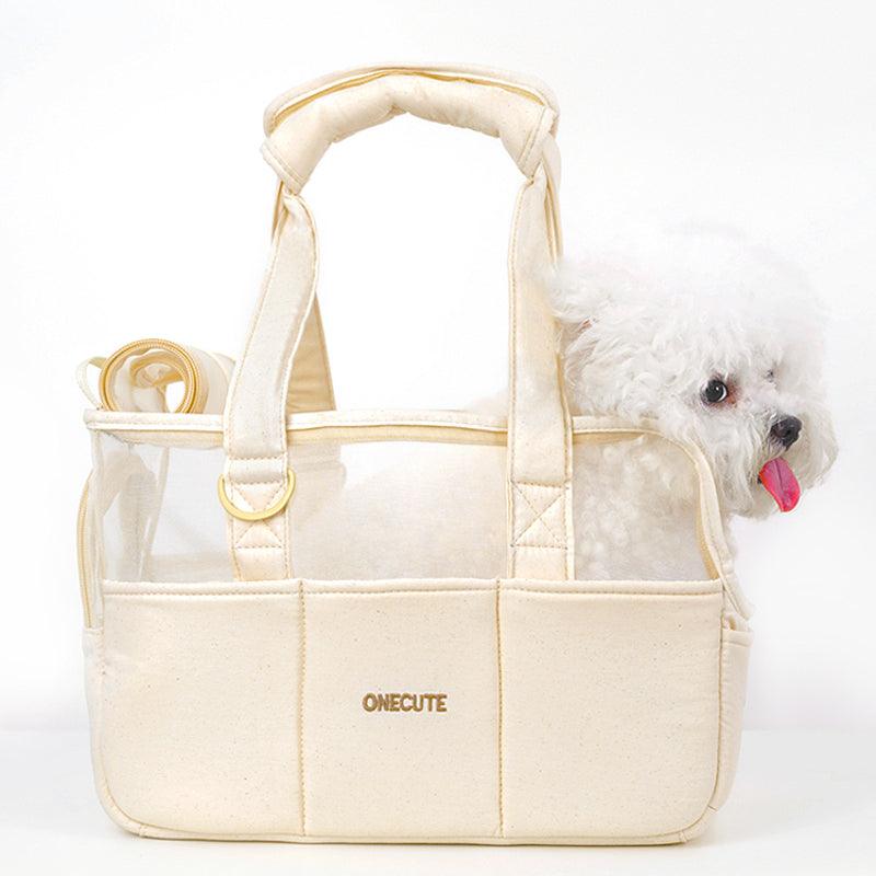 ONECUTE® White Pet Carrier - KIKOPALS