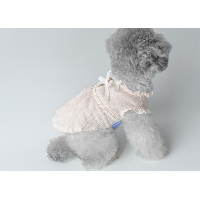 MARSHMALLOW® Romantic Bow Decor Dress for Dogs – Pink