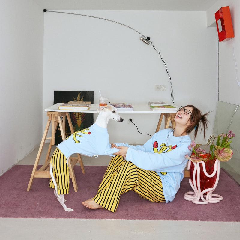 SANCCO® Striped Home Furnishing Set - For Dog - KIKOPALS